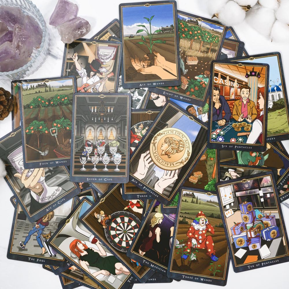 PRIME MUSE Joker Tarot Cards with Guidebook Set