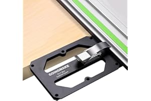 GOINGMAKE Compact Guide Rail Square with Edge Support,Track Saw Square,Track Saw Rail Square Guide,90 Degree Right Angle Guide Compatible with Festool and Makita for Fast, Easy Square Cuts