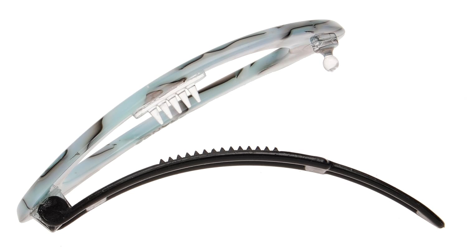 France Luxe Cutout Oval Plastic Tige Boule Barrette - South Sea : Beauty