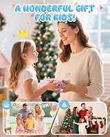 CAMCLID Kids Camera Instant Print 1080P 32GB Blue view 7