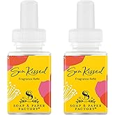 Pura and Soap & Paper Factory Diffuser Scent Refill - Smart Home Air Diffuser - Up to 120-Hours of Luxury Fragrance per Refill - Spring & Summer Fragrance - 2 Pack, Sun Kissed