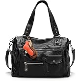 Satchel Bag for Women Leather Tote Bags Trendy Ladies Shoulder Bag Top Handle HandBag Crossbody Bags for Women