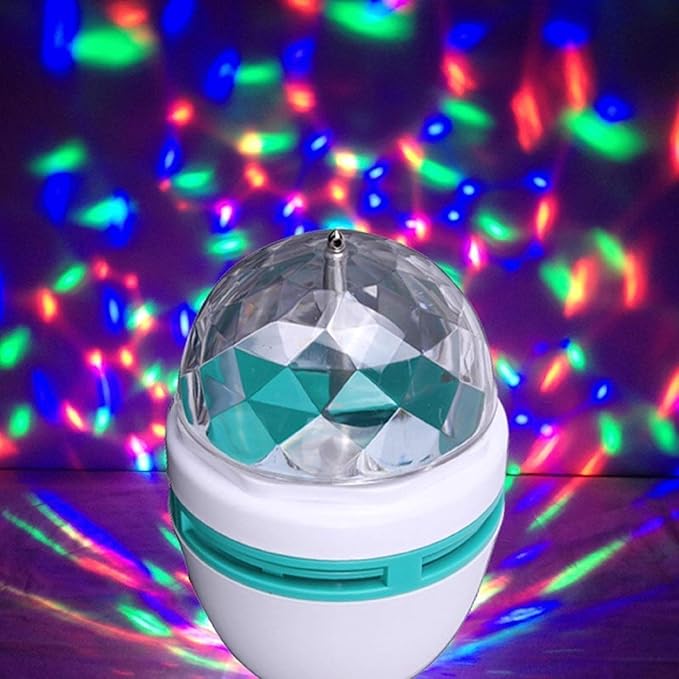 Bighub Plastic Disco Light Mini Party Lamp LED, 3W Effect,Size 2 X 3cm,(Multi-Colour)
