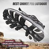 UOVO Boys Trainers Low-Top Waterproof Kids Walking Shoes UK 4 Black Silver view 2