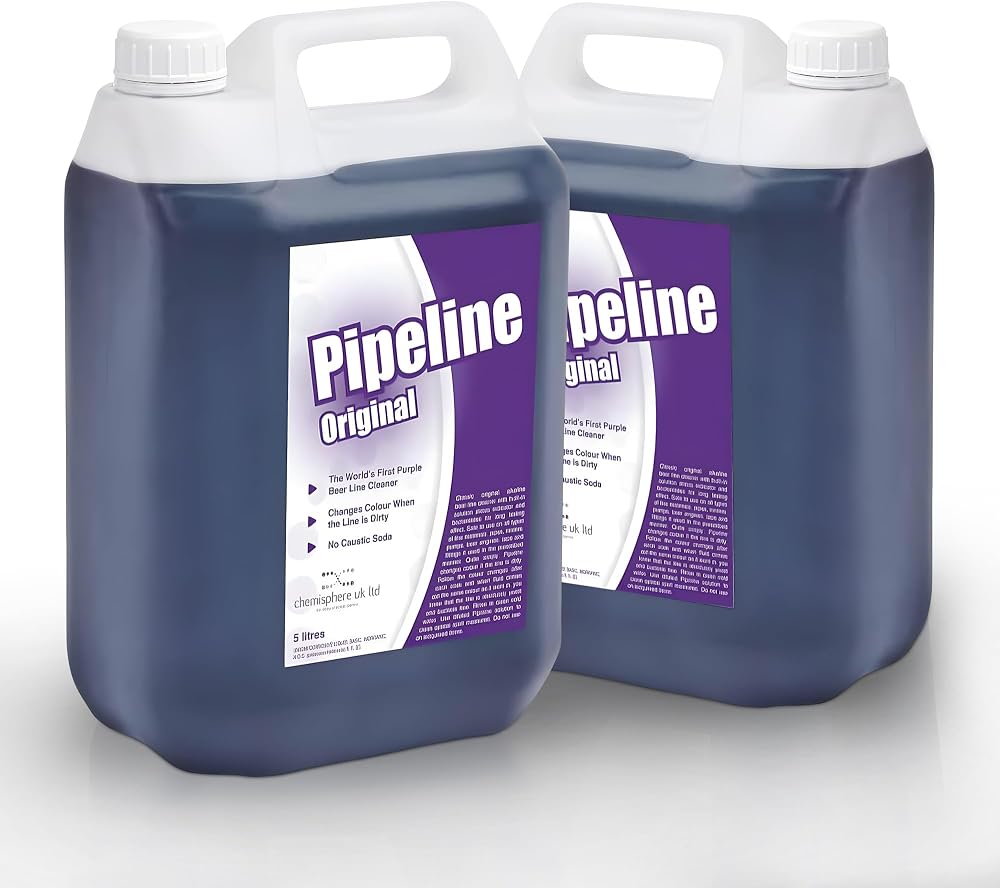 We Can Source It Ltd 2 x 5L Purple Beer Line Cleaner with Colour Indicator
