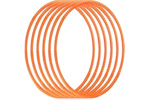 Liengoron 6PCS Toy Hoop Bundle Pack Color Toy Hoop for Kids Exercise Ring Toy Fitness Hoops Snap Together Detachable Adjustable Weight Size Plastic Hoop Exercise Hoops for Sports
