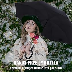 Wxjiahetai Inverted Reverse Umbrella with C-shaped