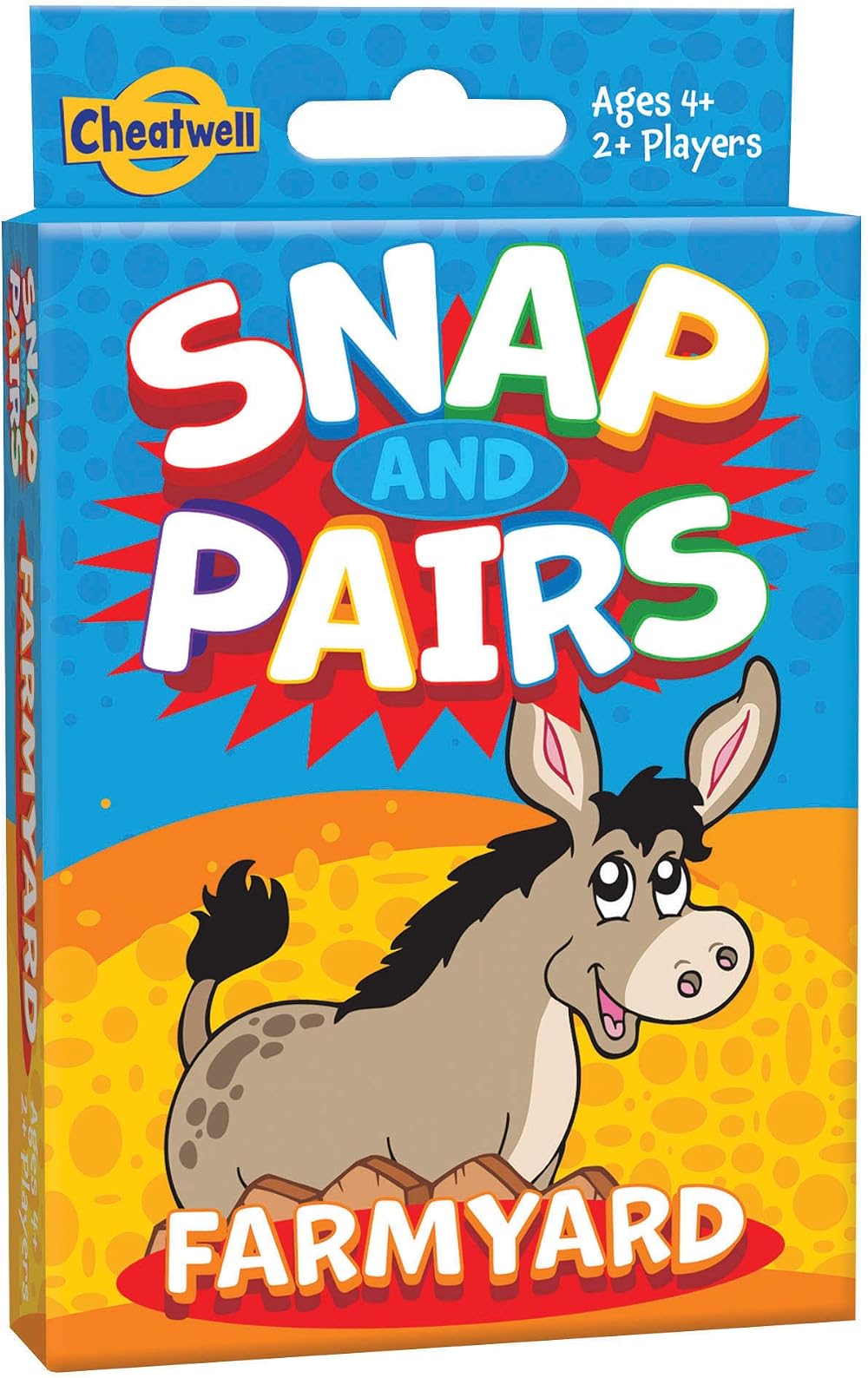 Cheatwell Games Snap Pairs Farmyard Card Game Tin 2 in 1 Family Fun Ages 4+