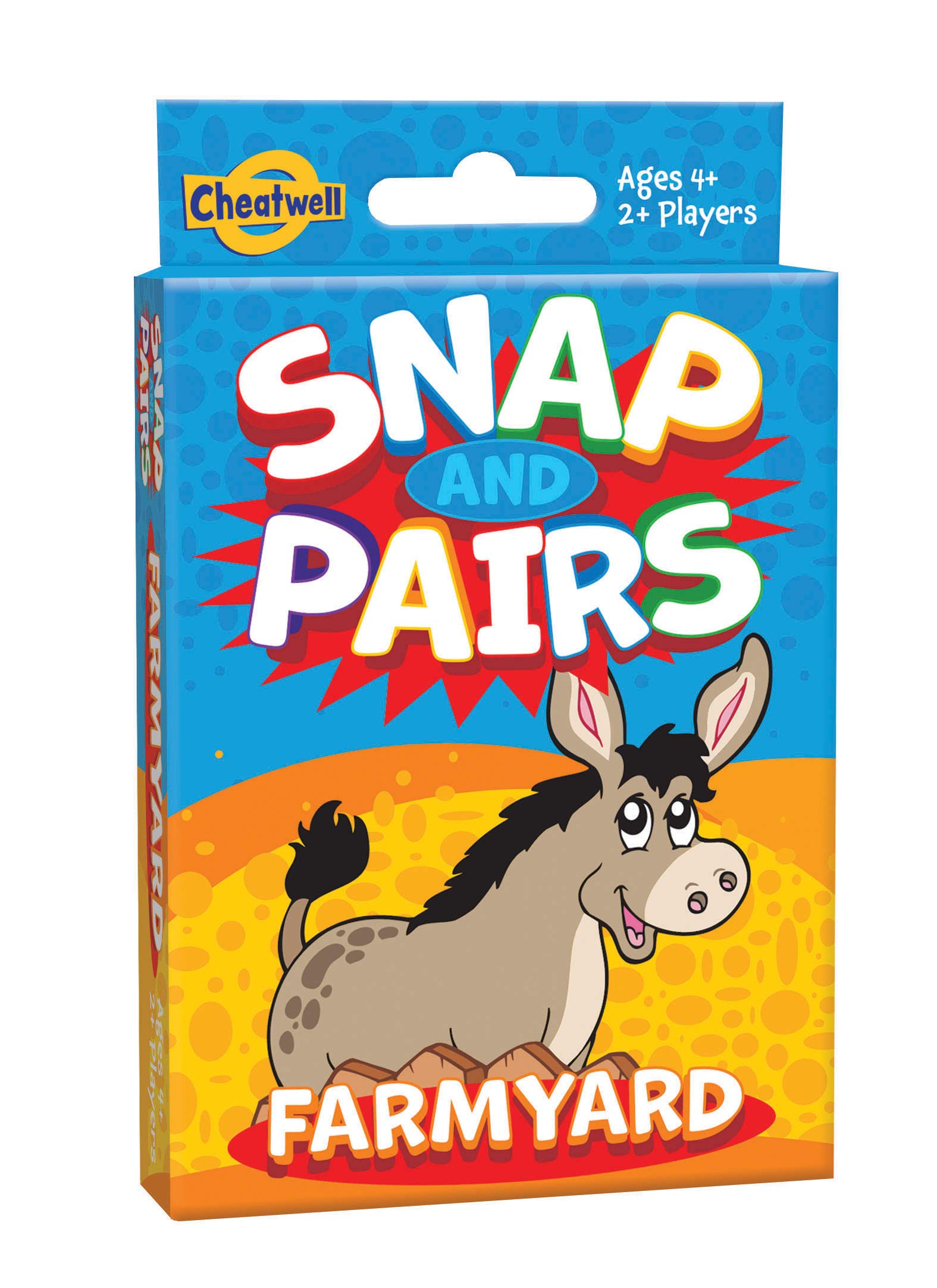 Cheatwell Games Snap + Pairs Farmyard - Card Game - Classic Game Of Snap With A Pairs Memory Game - For Ages 4 And Over