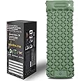 Komaktrip Sleeping pad for Camping, Ultralight Camping Mat with Built-in Foot Pump & Pillow, Inflatable Air Mattress, Compact Sleeping pad, Sleeping Mat for Camping Backpacking Hiking Traveling Tent