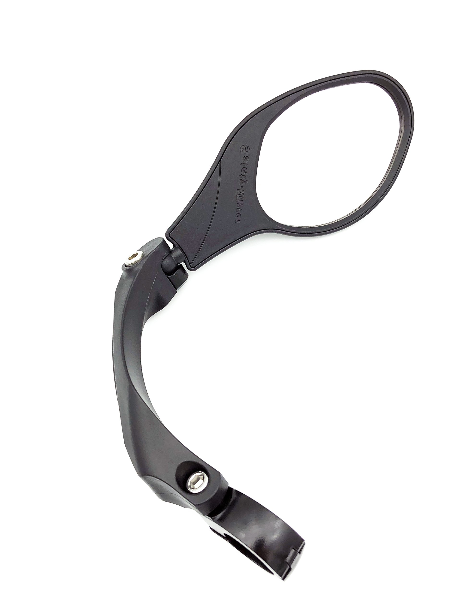 Hafny Handlebar Bike Mirror, Stainless Steel Lens, HF-MR081