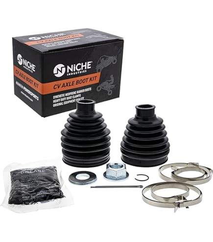 Amazon.com: NICHE Front Rear CV Axle Boot Kit For Kawasaki 49006