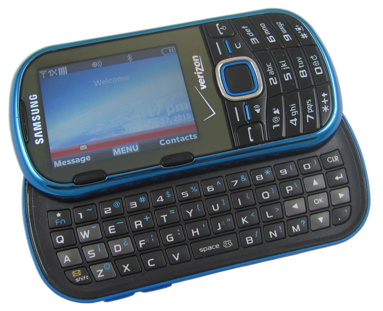 Amazon.com: Samsung Intensity II SCH-U460 Blue Verizon Cell Phone: Cell  Phones & Accessories