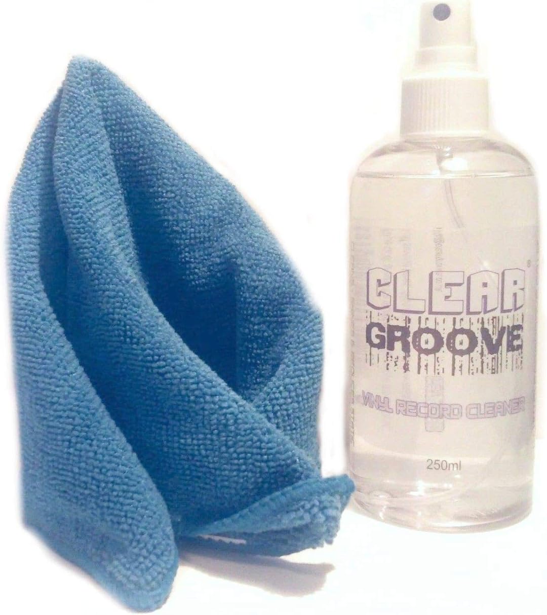CLEAR GROOVE - Advanced Vinyl Record Cleaner Kit Large 250ml Spray Fluid and Cloth - The Solution for Cleaning Vinyl Records LP Albums - Image 5