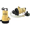 K2 Pumps UTM02501K, 1/4HP Duo 2-in-1 Thermoplastic Sub Utility & Transfer Pump