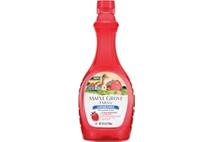 Maple Grove Farms Sugar-Free Strawberry-Flavored Pancake Syrup, 24 Ounce