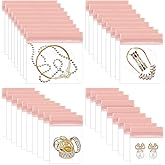 CXIIPOL 36 PCS Anti Tarnish Jewelry Bags, Mix Sizes EVA Small Jewelry Storage Bags, Jewelry Pouches for Gold and Silver Jewelry, Key, Wrist Watch, Necklace, Earing, Chain Bracelet