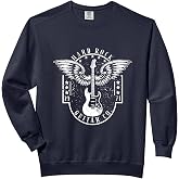 Hard Rock Guitar Co. Guitarist Rock And Roll Rocker Musician Comfort Colors Adult Sweatshirt