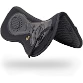 Kavallerie 3D Air-Mesh Half Pad, Impact Protection &amp; Therapeutic Gel Padding English Saddle for Maximum Support and Stability, Best for Horses Under Saddle, Dressage, Jumping &amp; Training