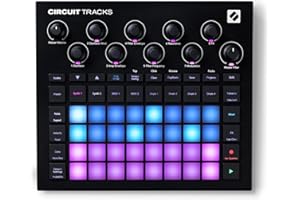 Novation Circuit Tracks Groovebox sequencer with synth tracks, MIDI tracks and drum tracks for electronic music making