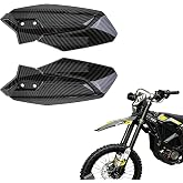 Handlebar Cover for Surron Ultra Bee, Water Transfer Carbon Fiber Pattern Hand Guard Hand Bar Protect Cover for Sur Ron Offroad E-Bike Dirtbike (Water Transfer Glossy)