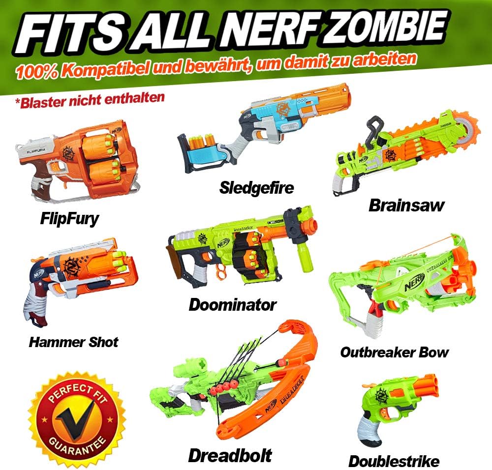nerf zombie strike dart refill pack