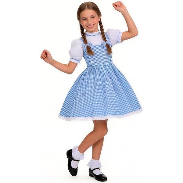 SCYPRUTH Story Book Character Costume for Girls Birthday Dress Kids