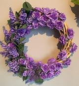 Kesote 50 Purple Rose Heads 4cm Artificial Silk Flowers Wedding Décor view 8