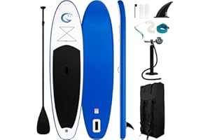 FunWater Stand Up Paddle Board Ultra-Light Inflatable Paddleboard with SUP Accessories for Adults & Youth of All Skill Levels