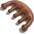 Moreinday Wooden Scalp Massager, Scalp Massage Tool for Head Massage Gua Sha, Loc Comb for Sisterlocks