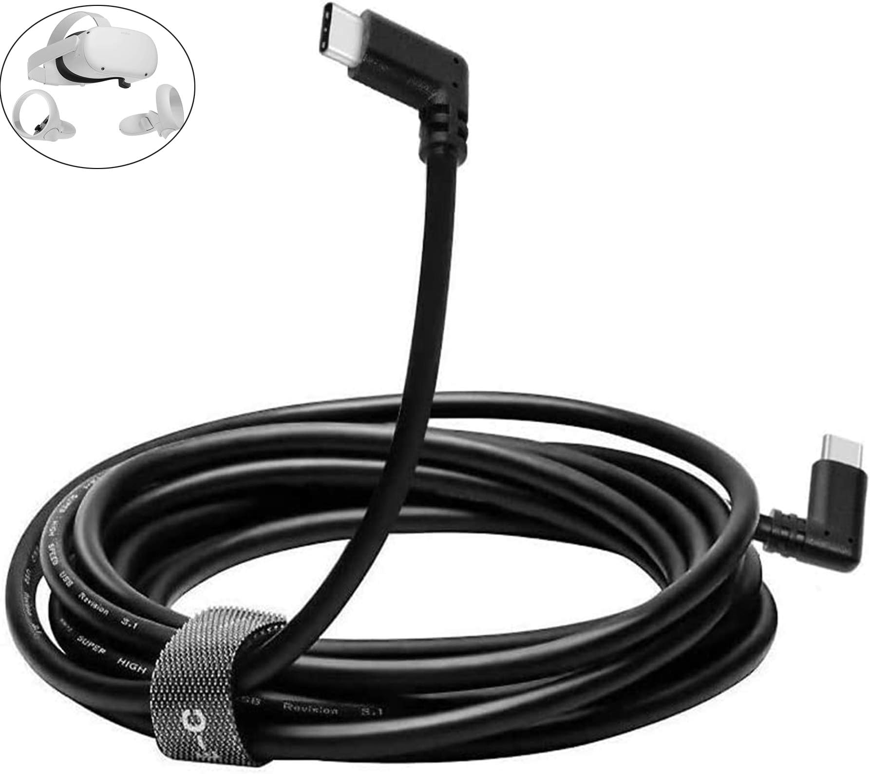 Oculus Quest Link Cable,USB C to USB C Cable 10 FT High Speed Data Transfer & Fast Charging Cord 60W Power Delivery PD Charging Cable Compatible for Oculus Quest 2 and Gaming PC (VR Headset for PC)