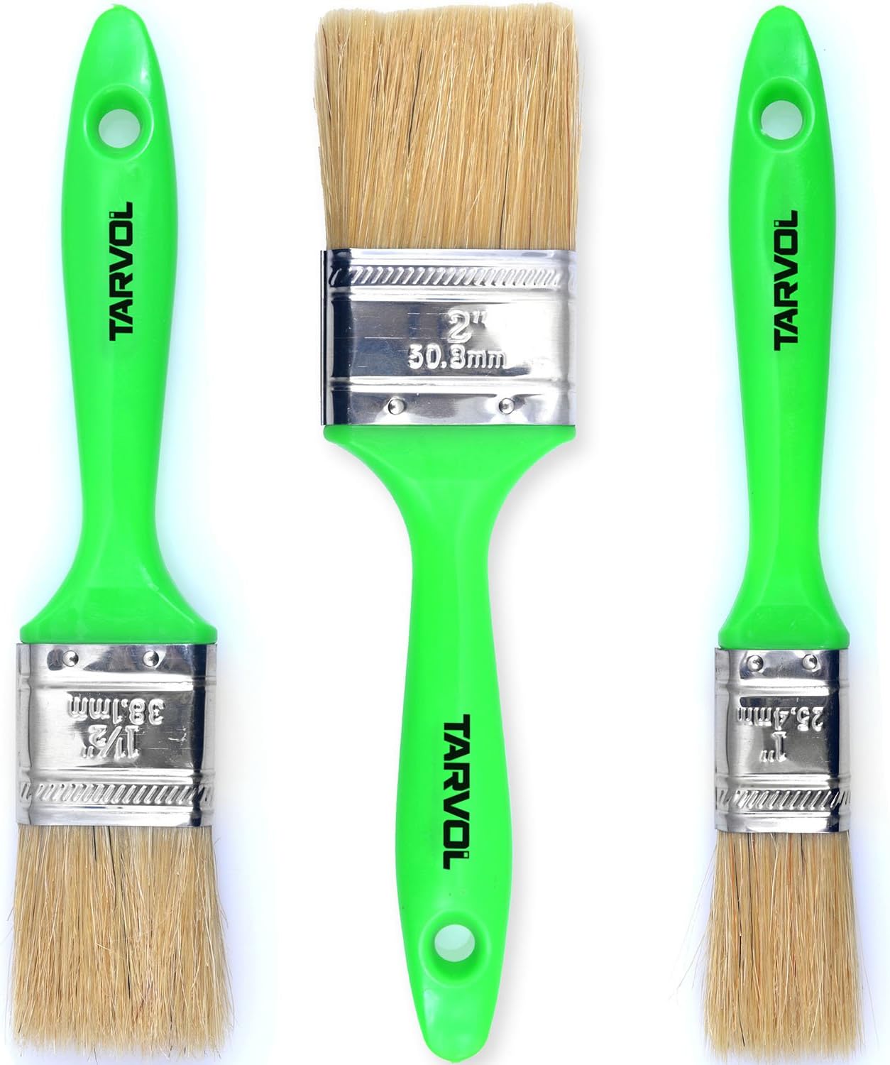 House Paint Brushes (3 PIECE SET) 3 Flat Brush Pack That Includes 1", 1