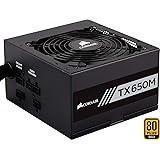 Corsair TX650M Serie TX-M, Alimentatore PC, Semi Modulare, 80 Plus Gold EU, 650 watt