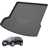Elsetyler Custom Fit for Cargo Liner 2017-2020 Jaguar F-Pace - Black TPE All Weather Heavy Duty Waterproof Rear Cargo Tray Trunk Floor Mat Protector