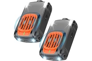 CIIC Ultrasonic Mice Repellent Indoor, 2 Pack Rodent Mouse Repellent Plug in, Electronic Rat Pest Bat Deterrent with 4 Strobe Lights, Rodent Repellent for Car Engines, House, Garage, Barn, Kitchen, Attic