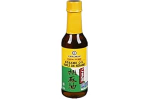 Kikkoman 100% Pure Sesame Oil, Gluten-Free and Preservative Free - 148 mL