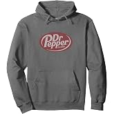 Dr. Pepper Classic Red &amp; White Soda Pop Logo Pullover Hoodie