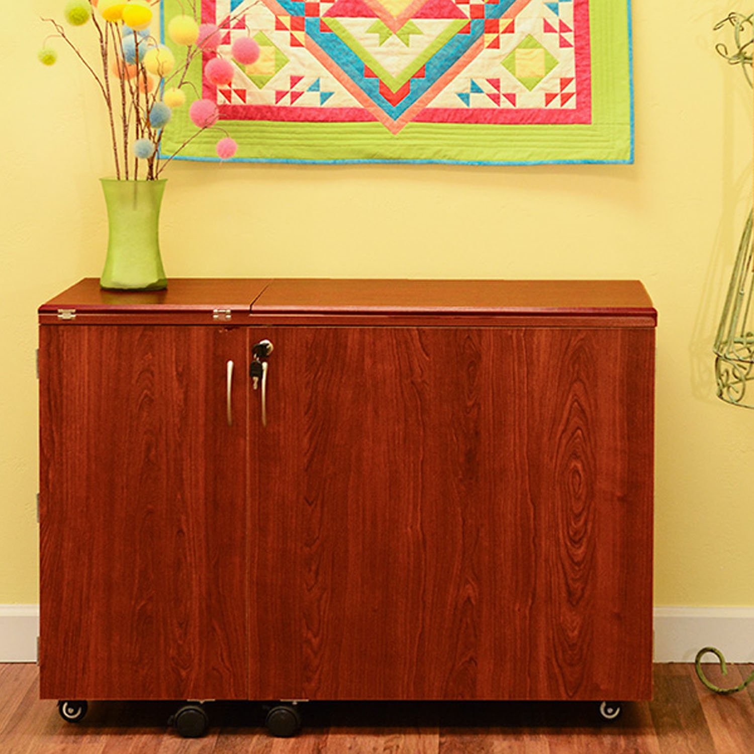 Amazoncom Kangaroo Kabinets Wallaby II Sewing Cabinet Teak Amazoncom Kangaroo Kabinets Wallaby II Sewing Cabinet Teak