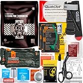 EVERLIT Trauma Pak, with CAT GEN-7 Tourniquet QuikClot Hemostatic Dressing Rolled Gauze Mil-Spec Military Tactical Bleeding Control Supplies (Advanced)
