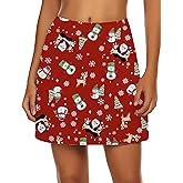 Ekouaer Women's Active Performance Skort Lightweight Skirt for Running Tennis Golf Workout Sports