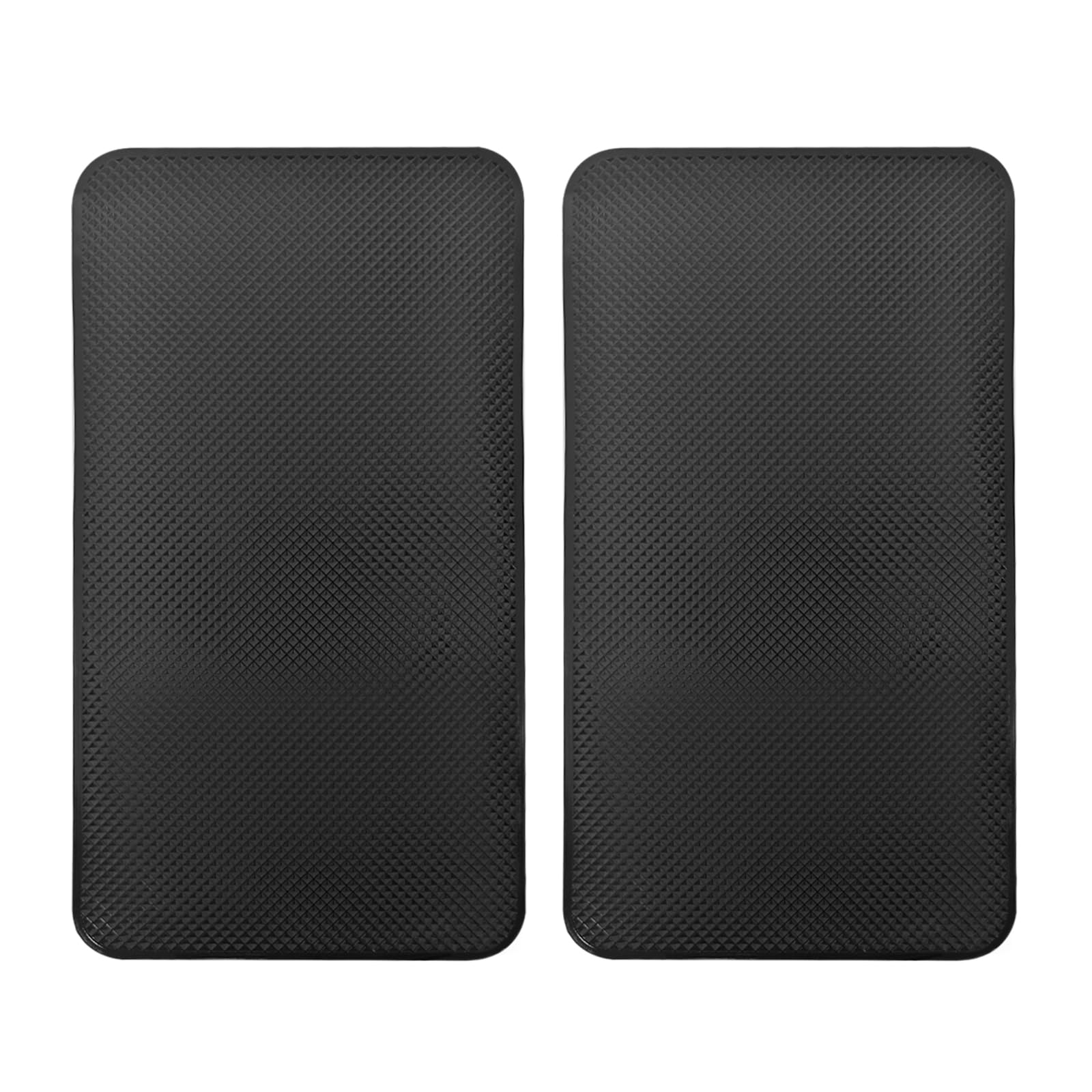 Photo 1 of hill froeistung 2pack Sticky Anti-Slip mat, Non-Slip Rubber mat, Universal Non-Slip car Dashboard Sticky mat for Mobile Phones Sunglasses Keys fits with Cargo Liners(Black/Grid Pattern27*15cm)