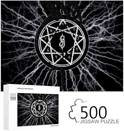 Amazon スリップノット Slipknot ジグソーパズル 500ピース 木製 Diy 大人 子供向け キッズ 学習 認知 玩具 ブレインティーザー ゲーム 動物 風景 壁飾り 装飾画 人気 ギフト プレゼント ストレス解消 木製パズル おもちゃ