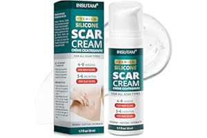 Silicone Scar Gel for Skin Scars: 100% Medical Grade Silicone for Children Adults or Sensitive Skin