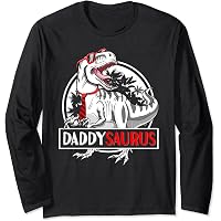 Men's 'Don't Mess With Dadasaurus' Jurassic Dad T-Shirt - Funny Father's Day Gift, Purple, Size 2XL