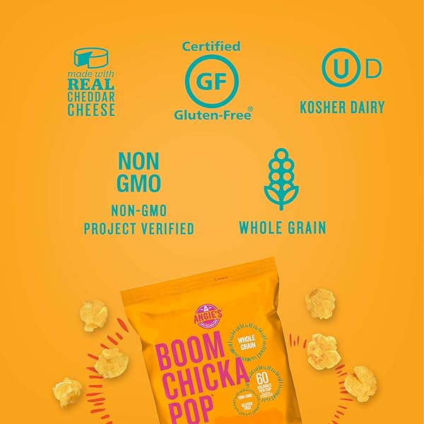 ANGIE’S BOOMCHICKAPOP CHEDDAR CHEESE POPCORN, 4.5 OZ