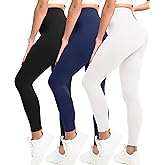Natural Feelings Buttercloud 3 Pack Leggings for Women-High Waisted Buttery Soft Yoga Pants Lounge Everyday Wear