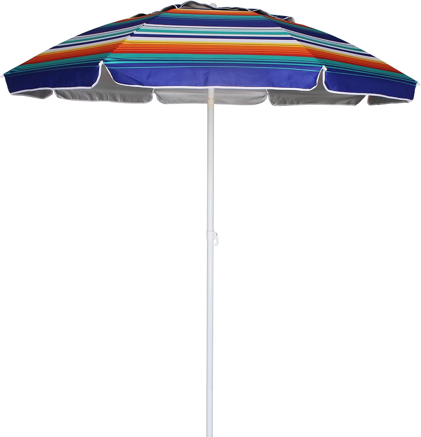 Navy Blue Ammsun 6 5 Ft Outdoor Patio Beach Umbrella Sun Shelter With Tilt Air Vent And Carry Bag Upf 50 Umbrellas