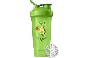 BlenderBottle Just for Fun Classic 28-Ounce Shaker Bottle, Avo Cardio
