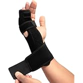 Ovation Medical Boxer Splint - Adjustable Hand and Finger Splint for Metacarpal, Ulnar Gutter and Radial Gutter Fractures - Lightweight, Padded, Immobilizing Hand Brace (Left)