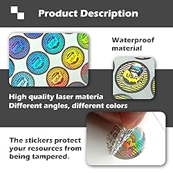 320pcs Hologram Tamer Proof Stickers Genuine high